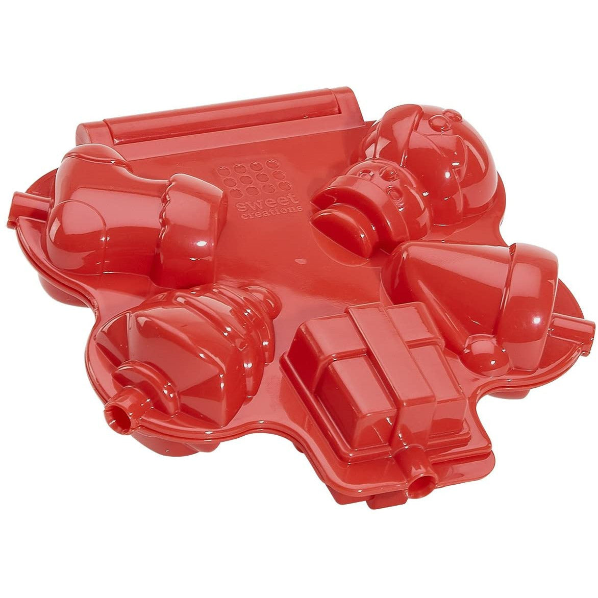Christmas Cake Pop Press Mold Red