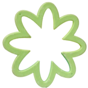 Green Flower Cookie cutter