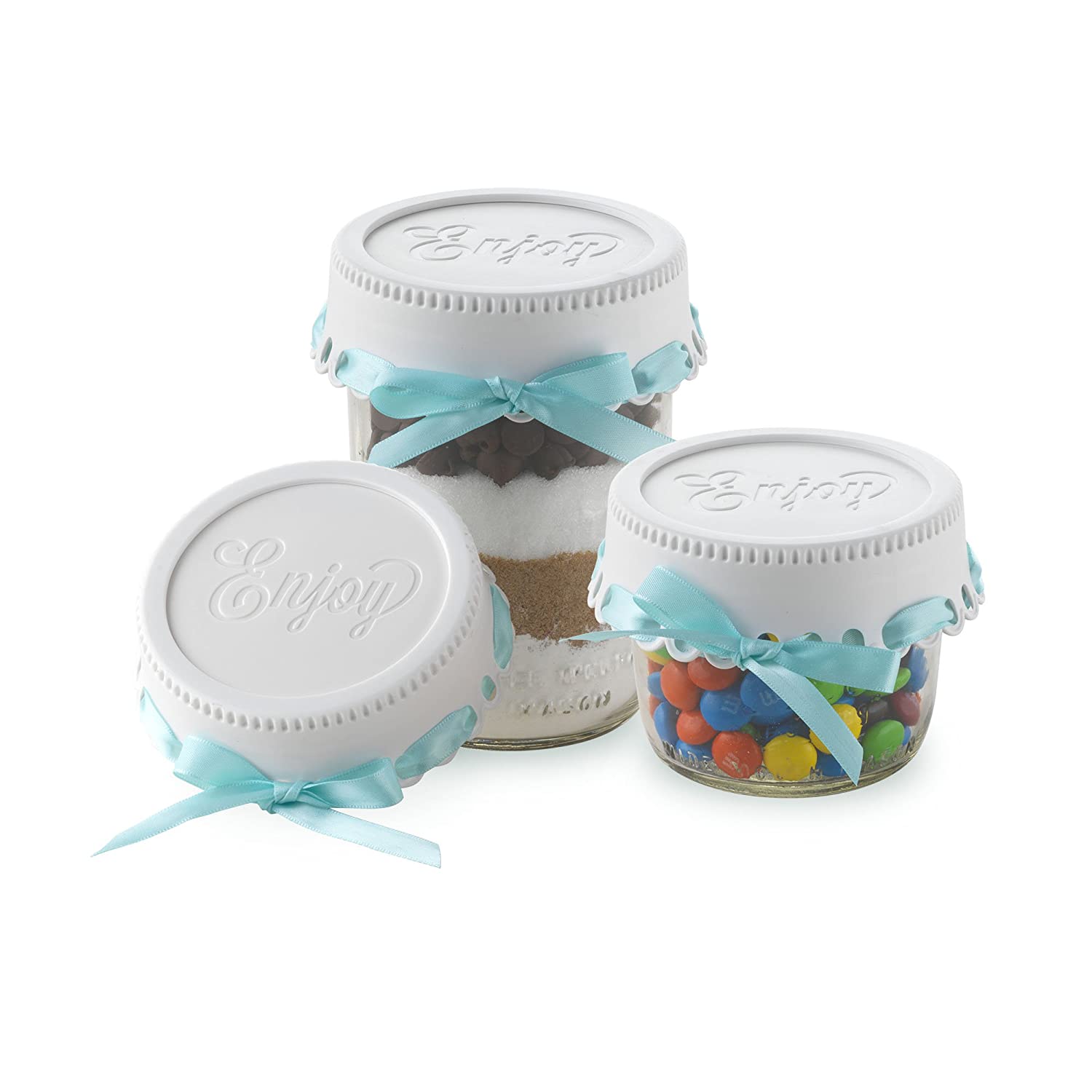 3 pack Giftable Mason Jar Lid