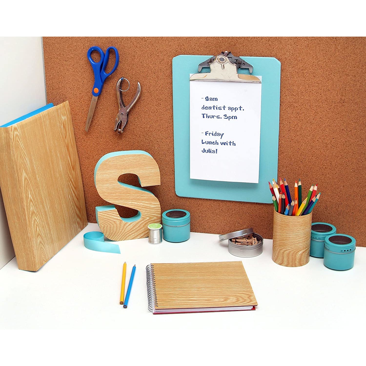 Brand Natural Cork Self-Adhesive Shelf Liner 18" x 4ft