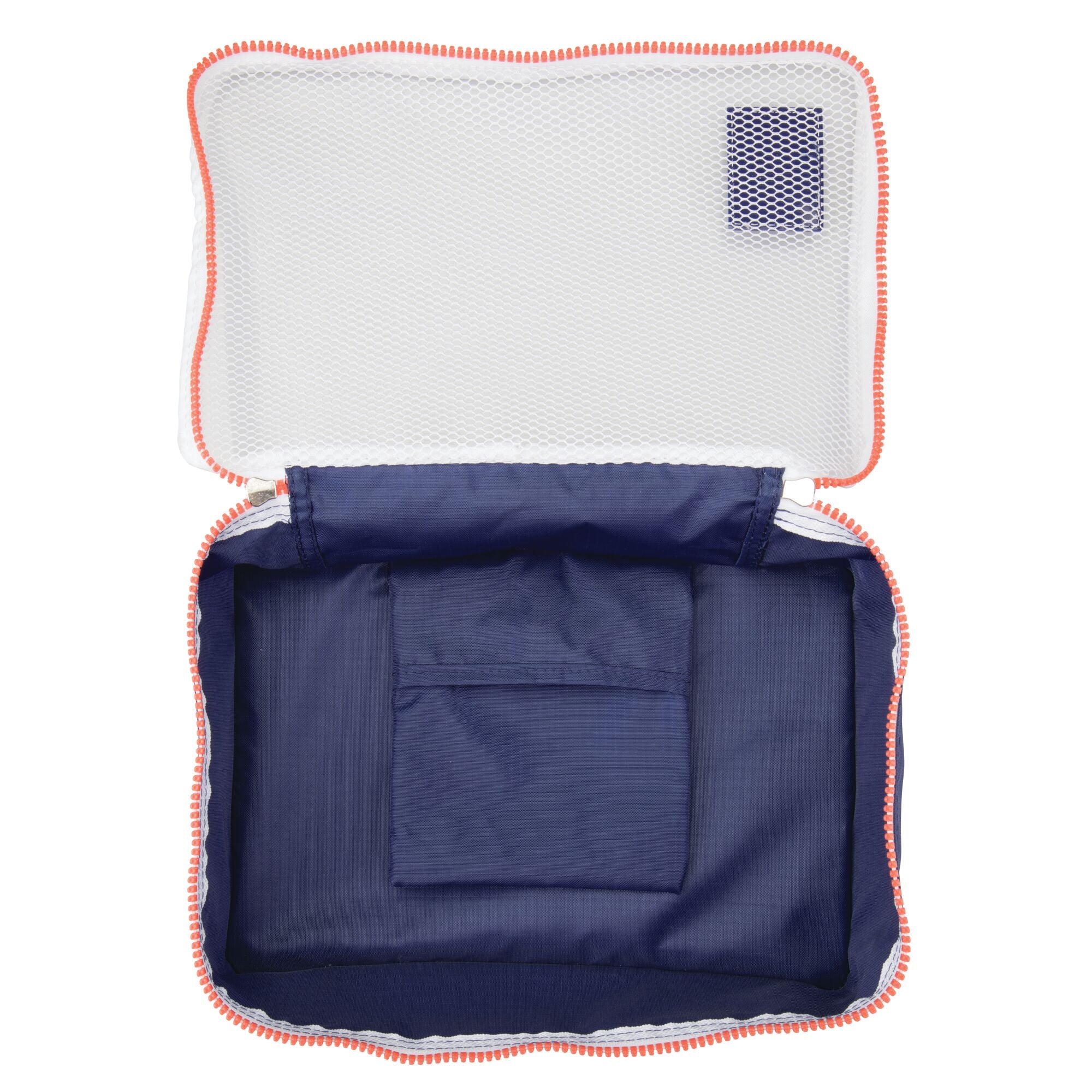 Navy & Orange Packing Cubes Set of 3