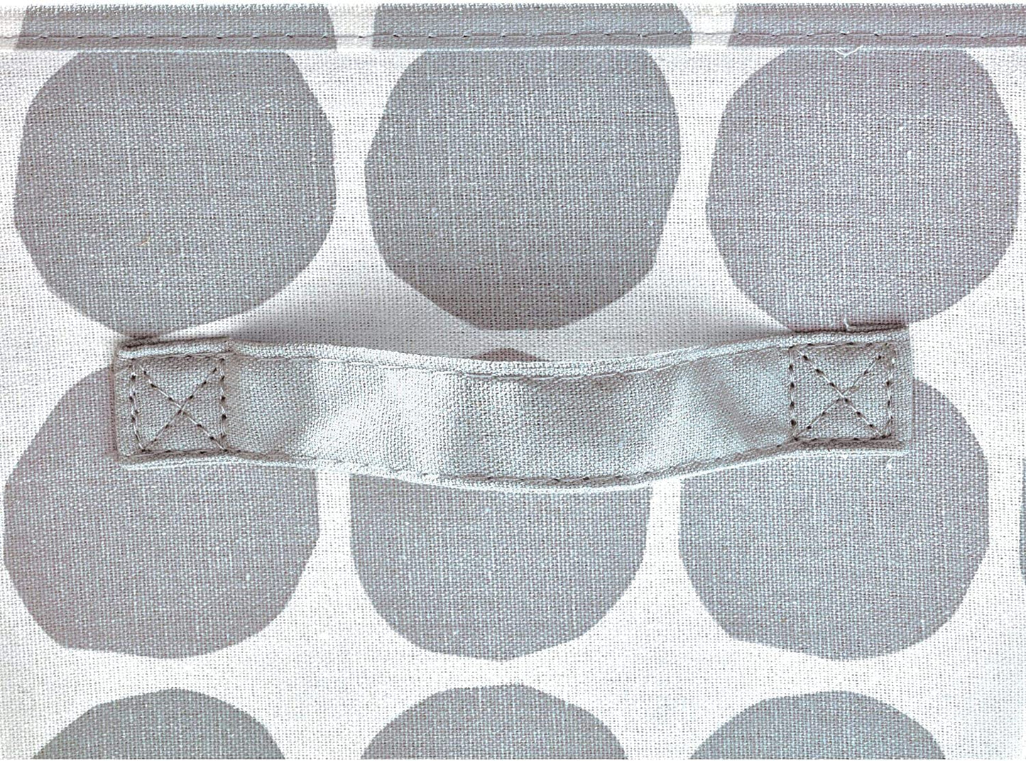 Gray Dot Angled Bin - Medium