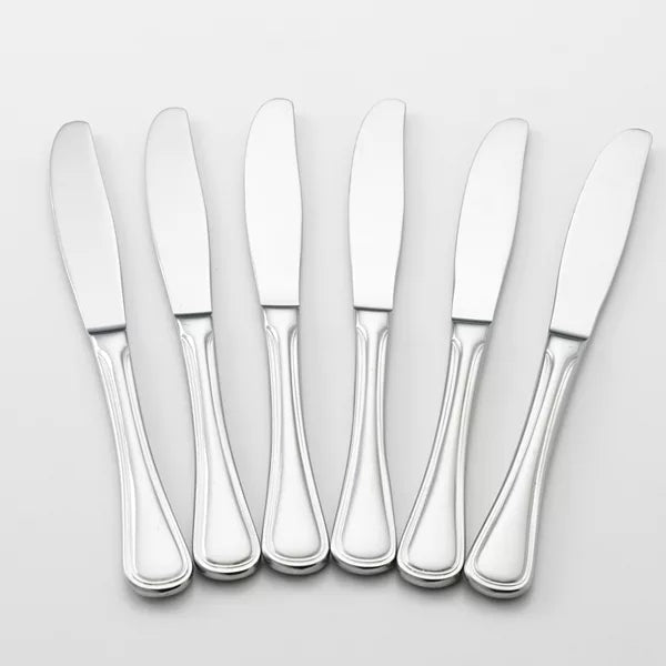 Aptitude Set of 6 Dinner Knives 8"