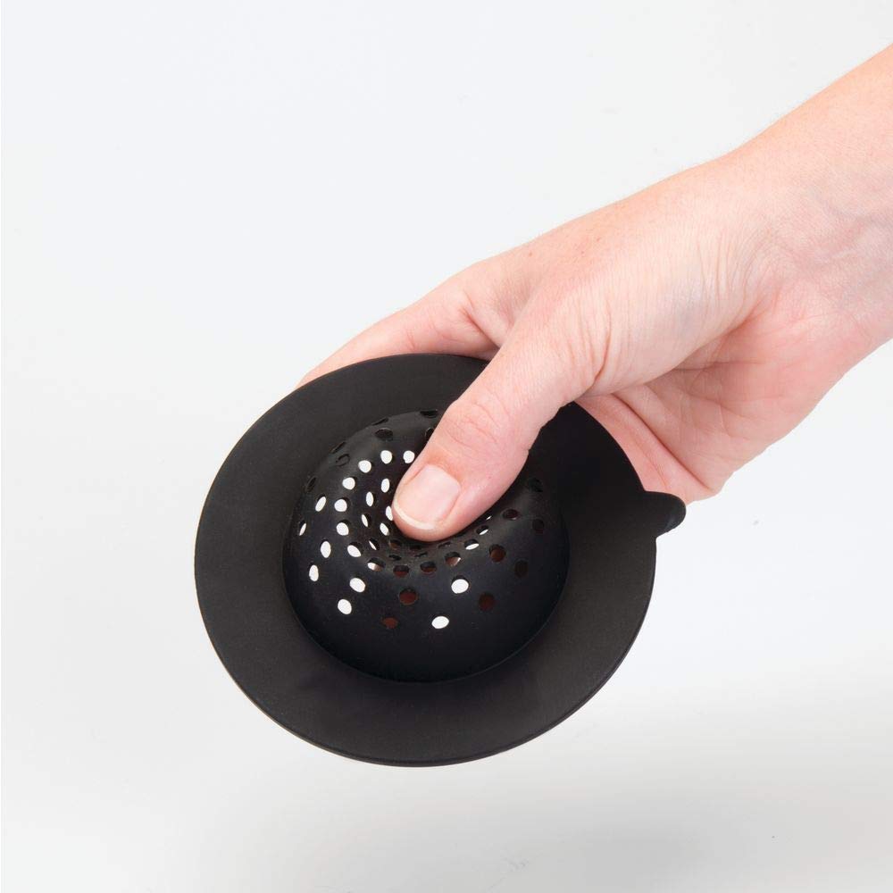 Silicone Sink Strainer Black