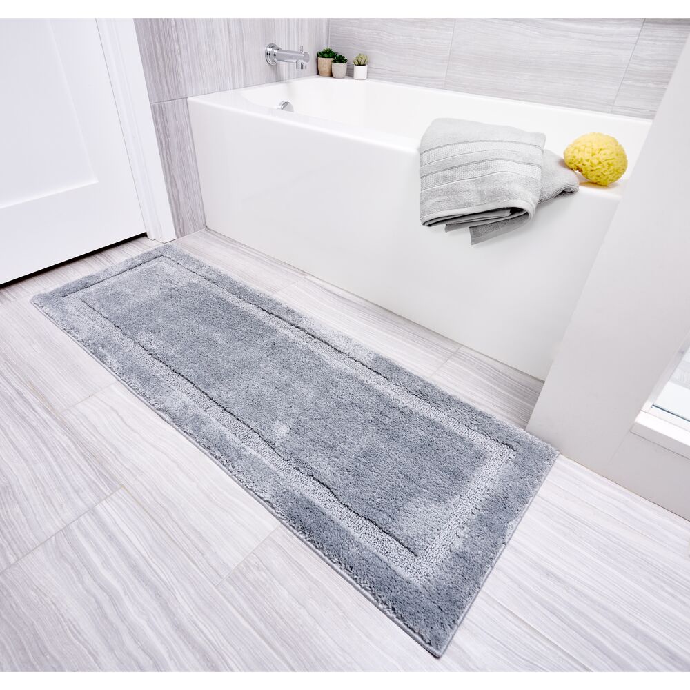 SPA RUG GRAY 60" x 21"
