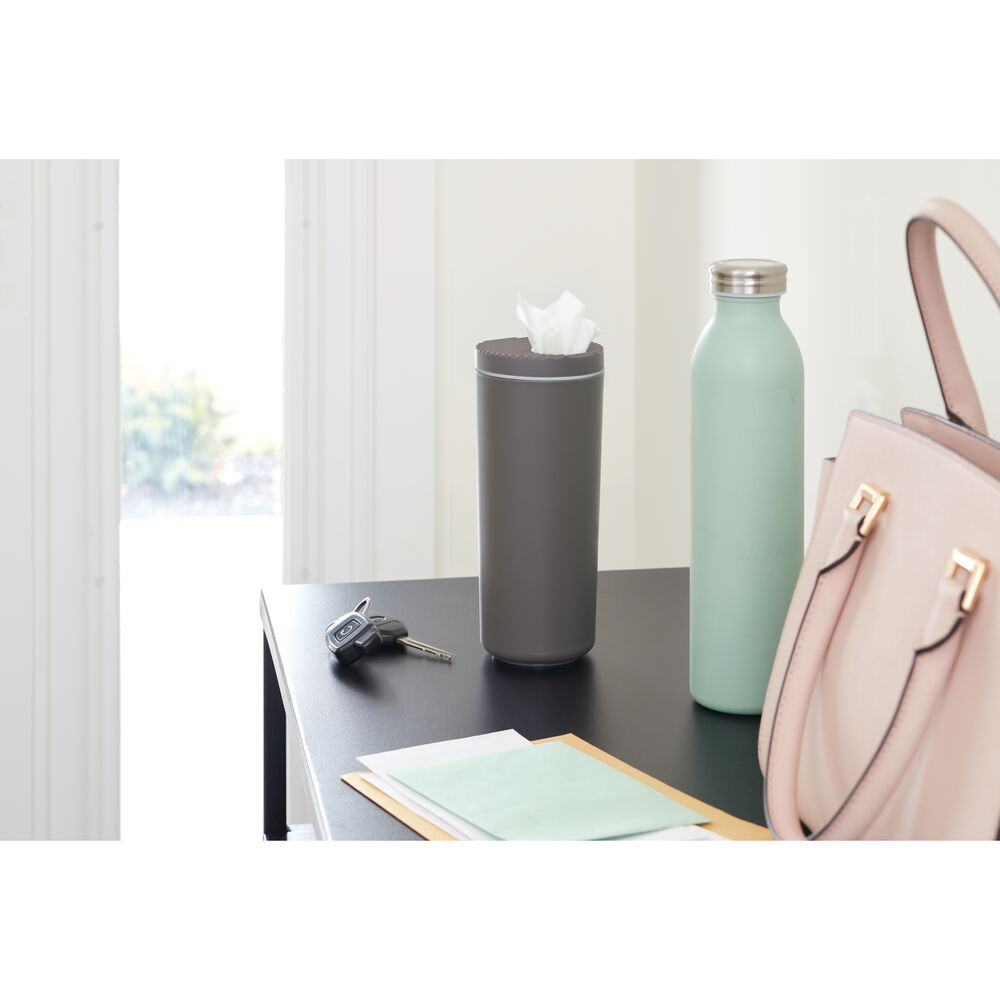 Cupholder Wipes Dispenser Charcoal with Gray Accents