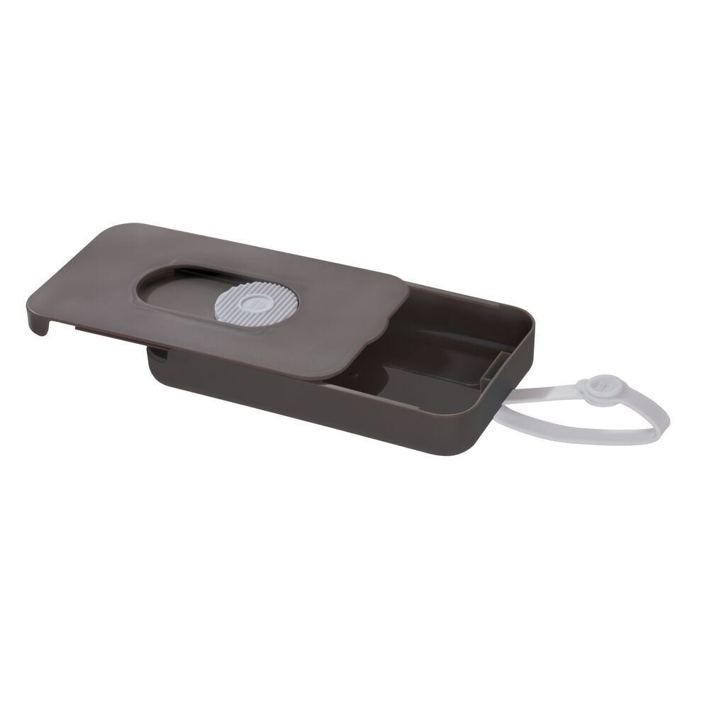Wipes To-Go Clutch Charcoal with Gray Accents