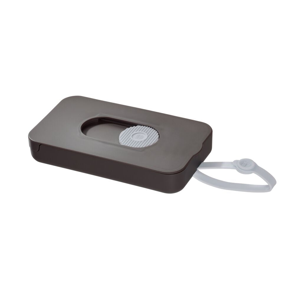 Wipes To-Go Clutch Charcoal with Gray Accents