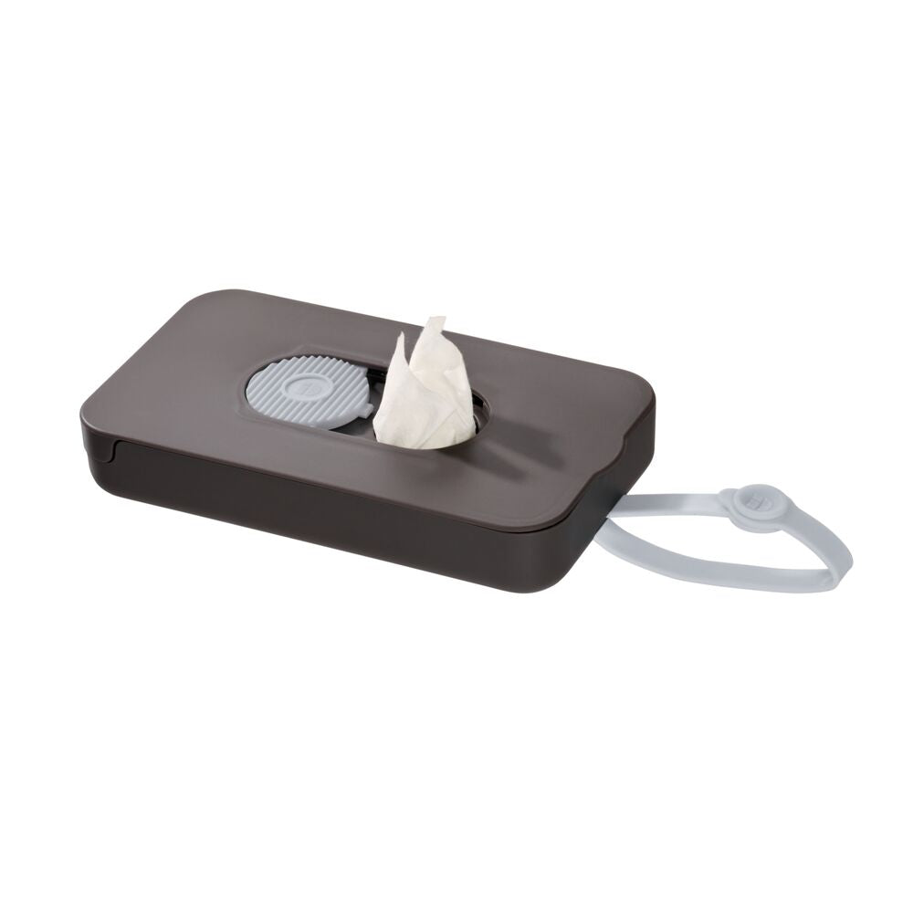 Wipes To-Go Clutch Charcoal with Gray Accents