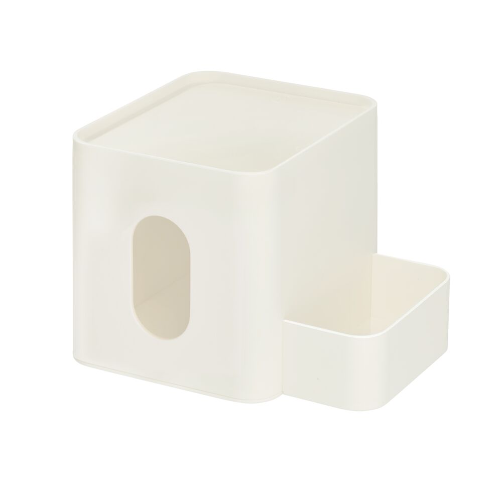 Tissue Holder with Storage Caddy Coconut