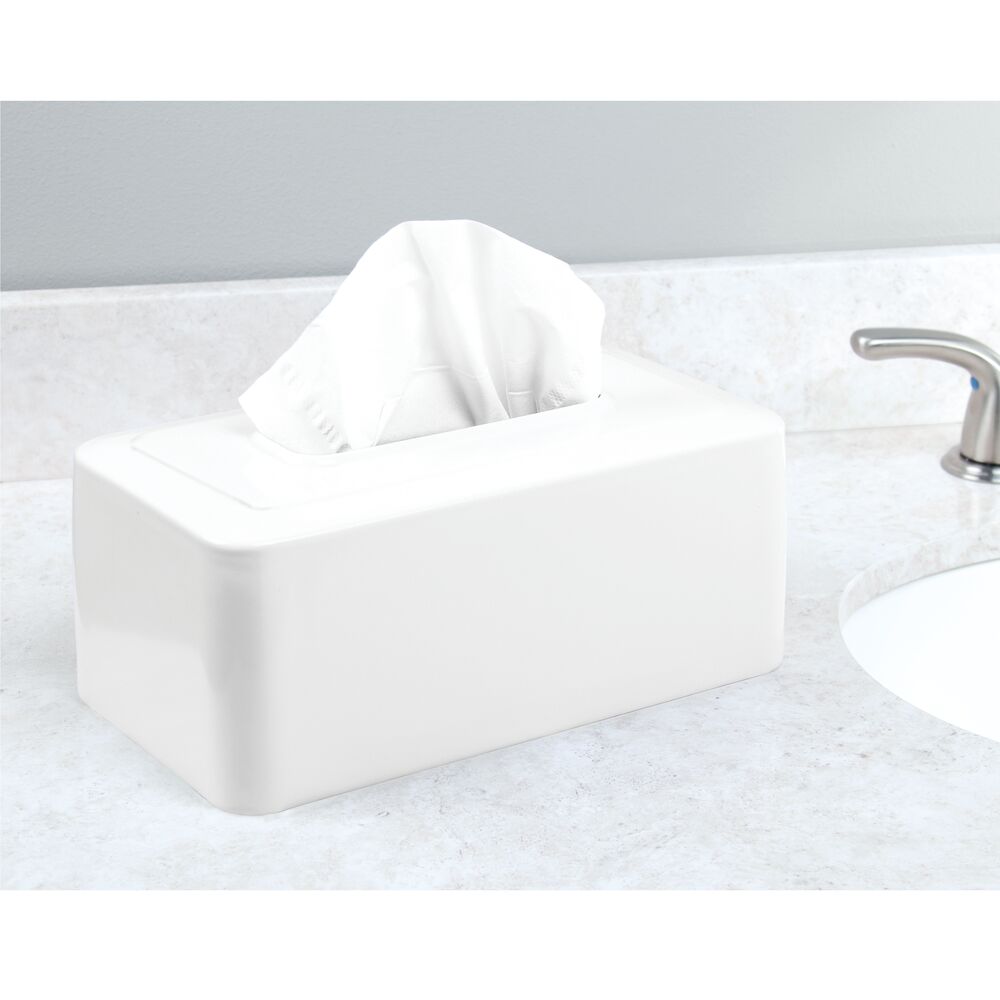 White Tissue Box