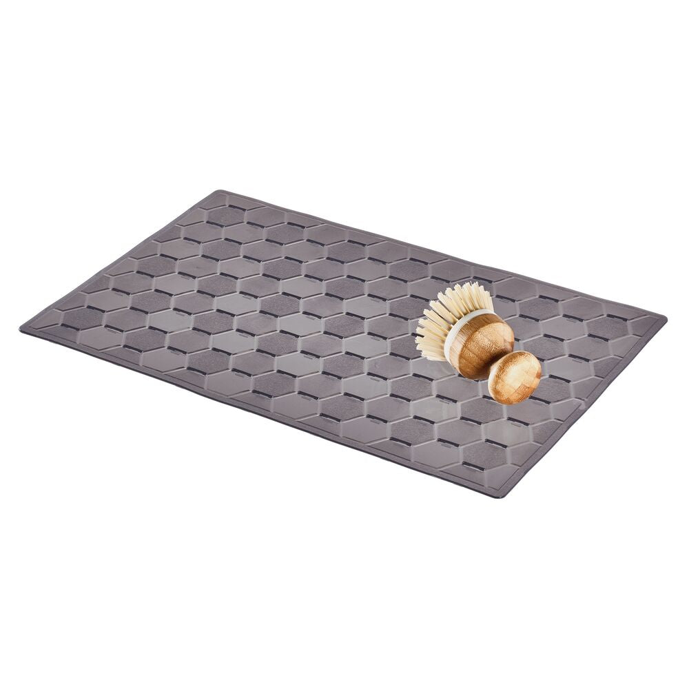 Graphite Hex Sink Mat Large