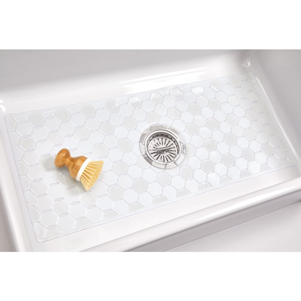 Clear Hex Sink Mat Extra Large