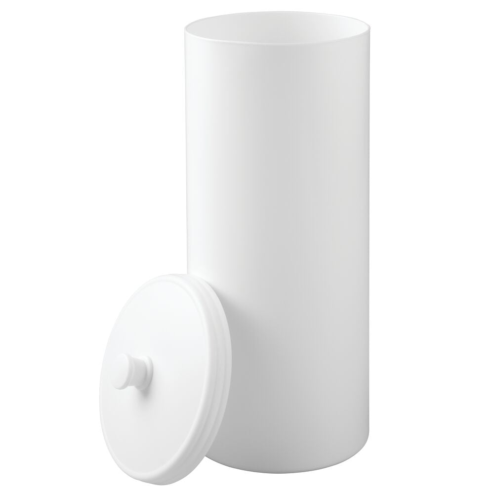 White Toilet Tissue Reserve Canister
