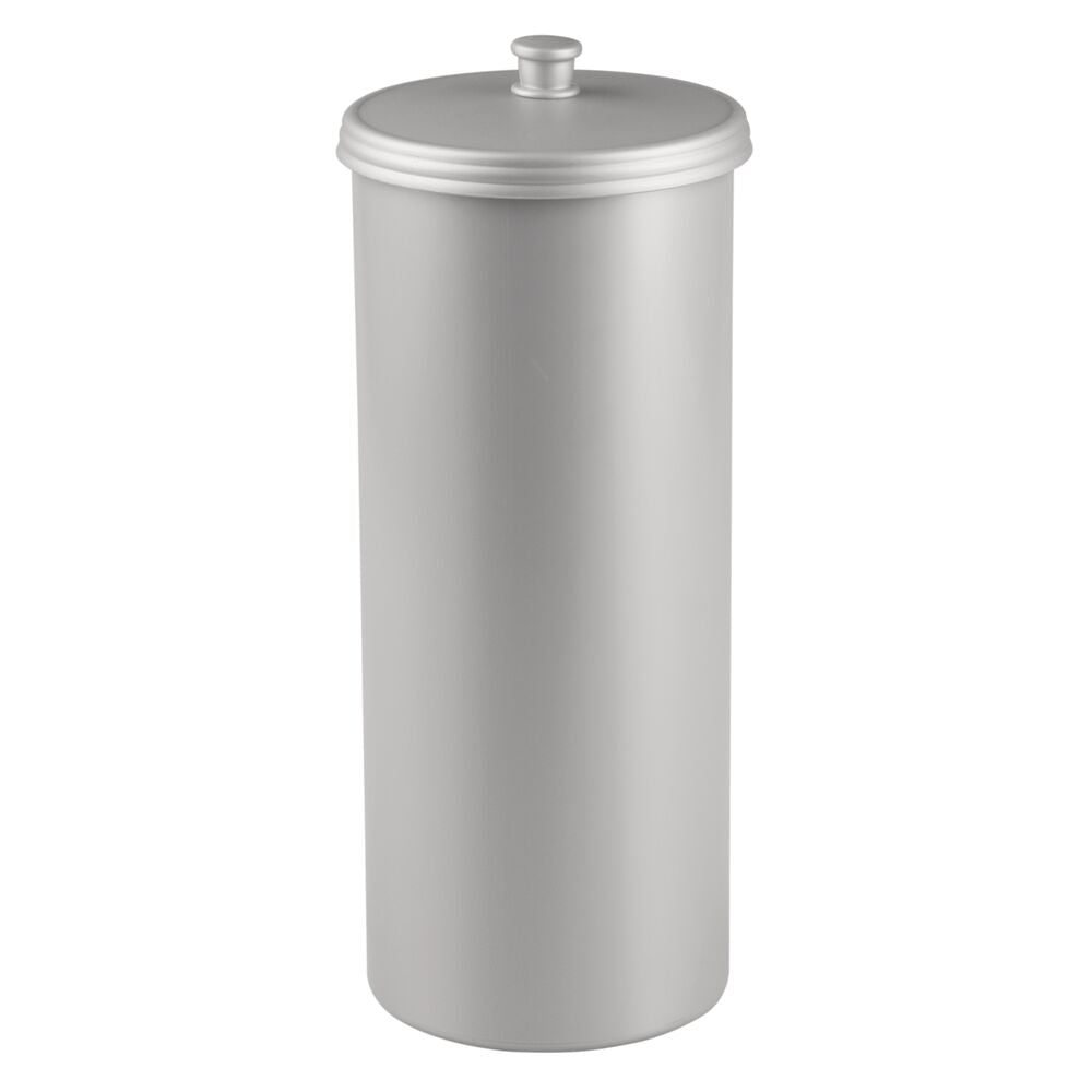 Silver Kent Toilet Tissue Reserve Canister
