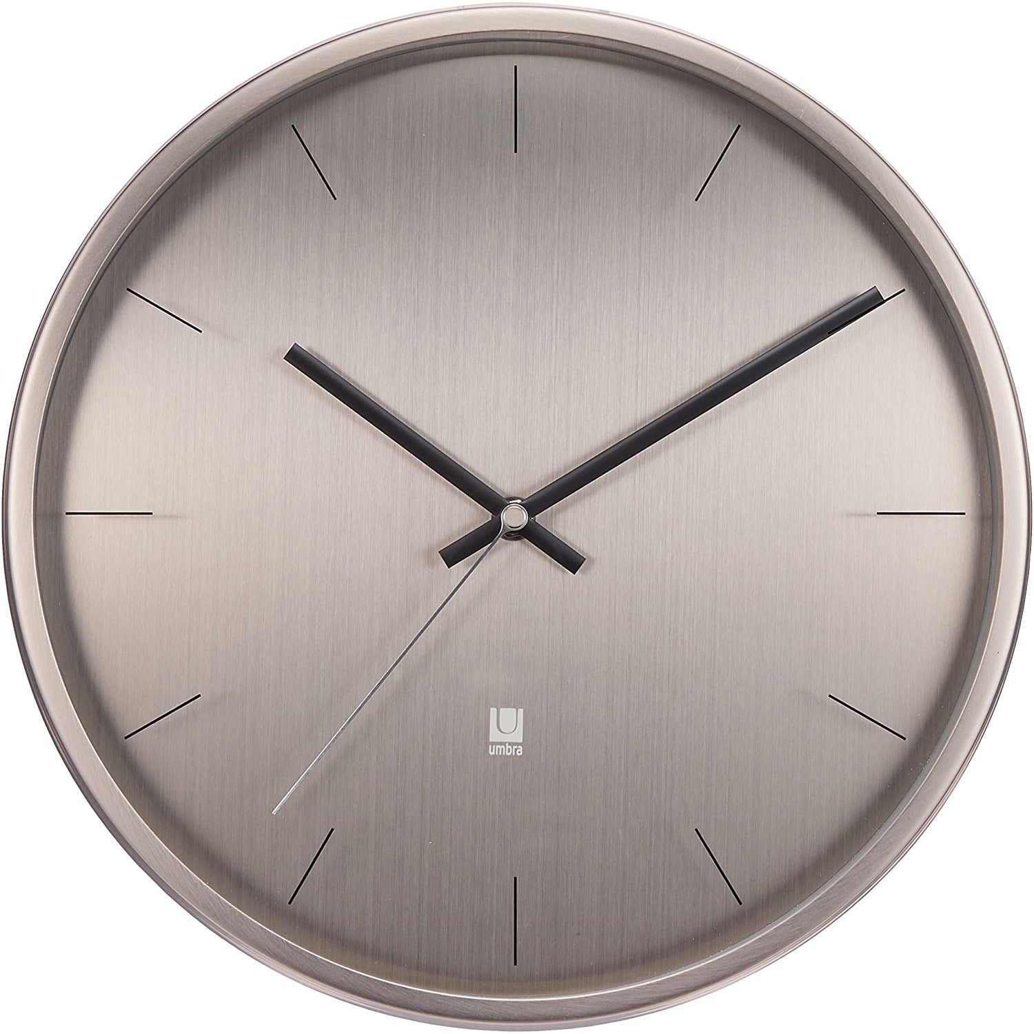 Metal Wall Clock Nickel