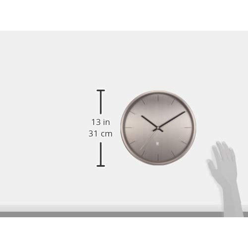 Metal Wall Clock Nickel