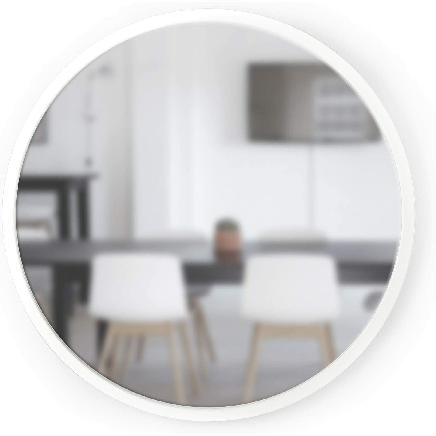 HUB MIRROR 24" WHITE