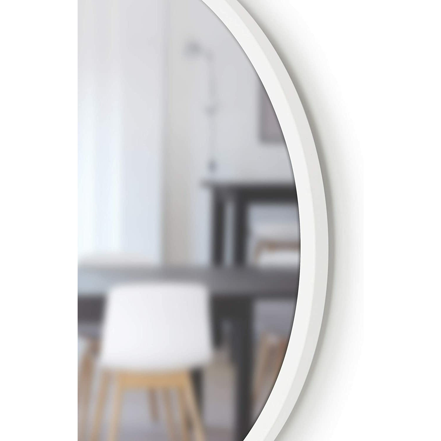 HUB MIRROR 24" WHITE