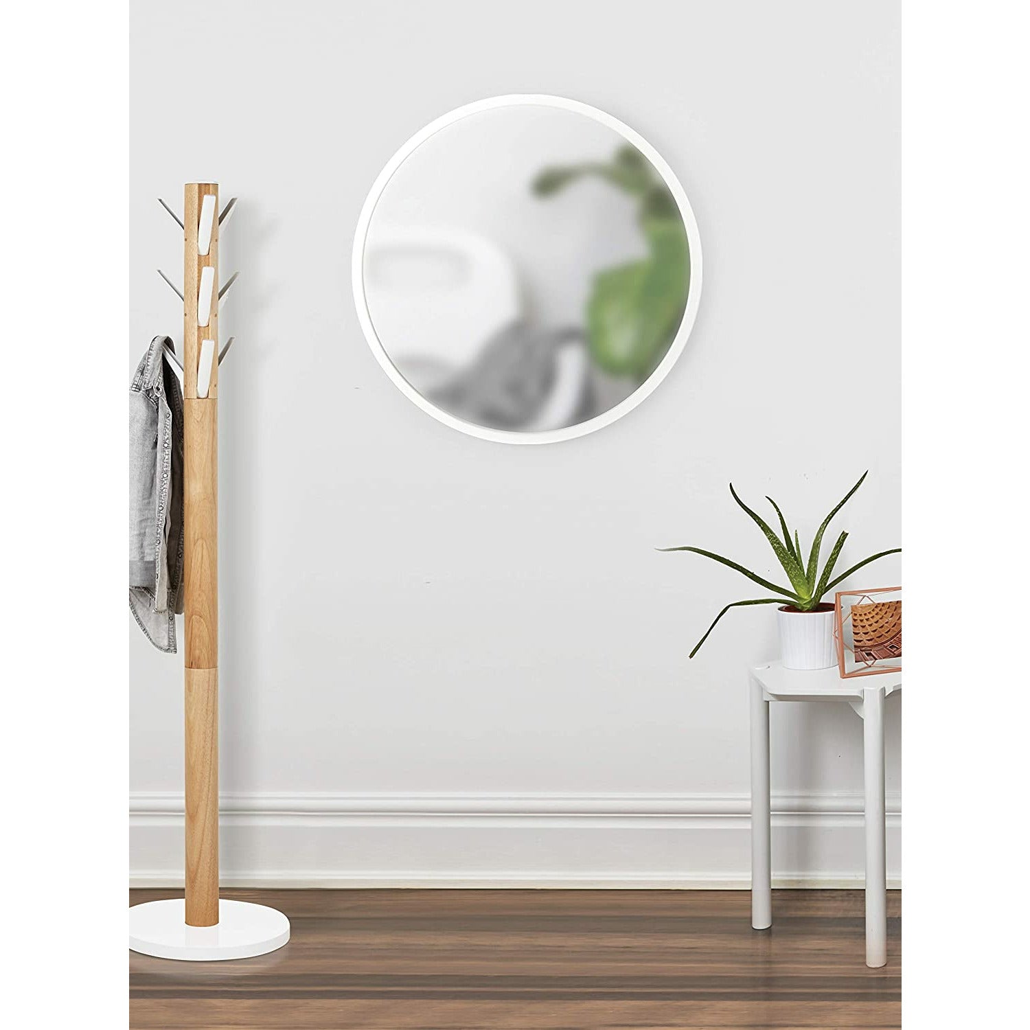 HUB MIRROR 24" WHITE