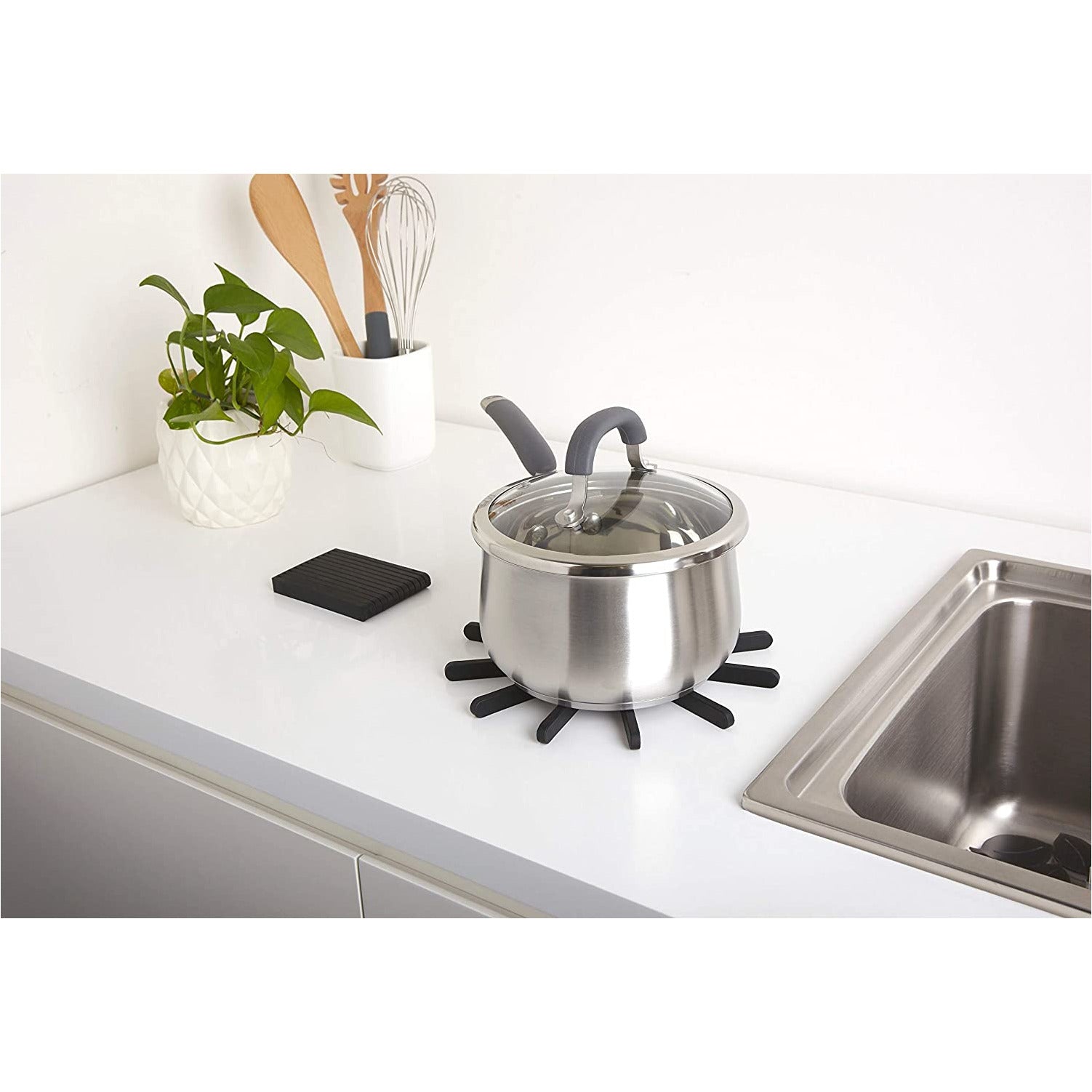 FANFARE TRIVET 2PC BLACK