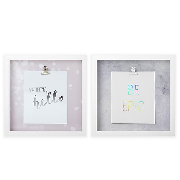 Be Epic Shadow Box Wall Art