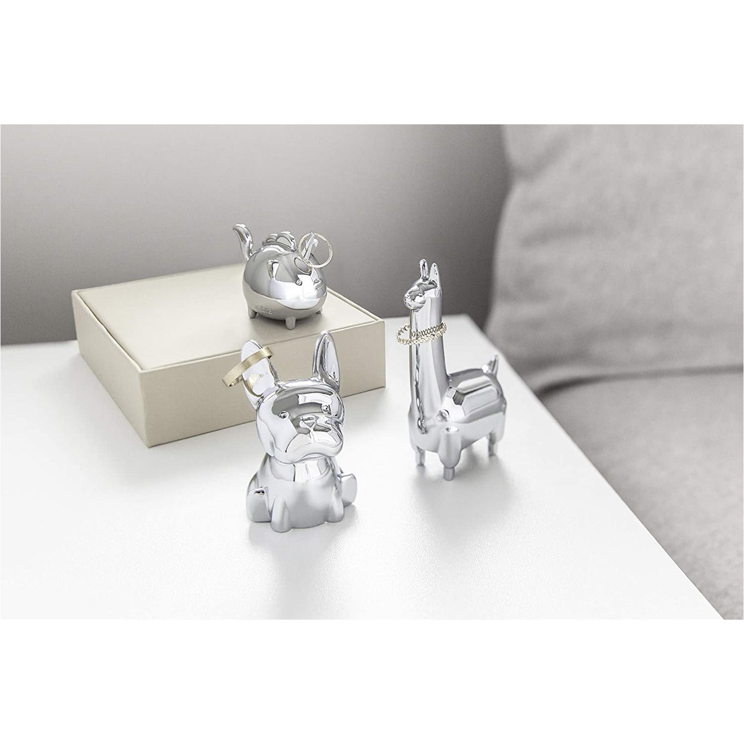 Zoola Ring Holder Bulldog Chrome