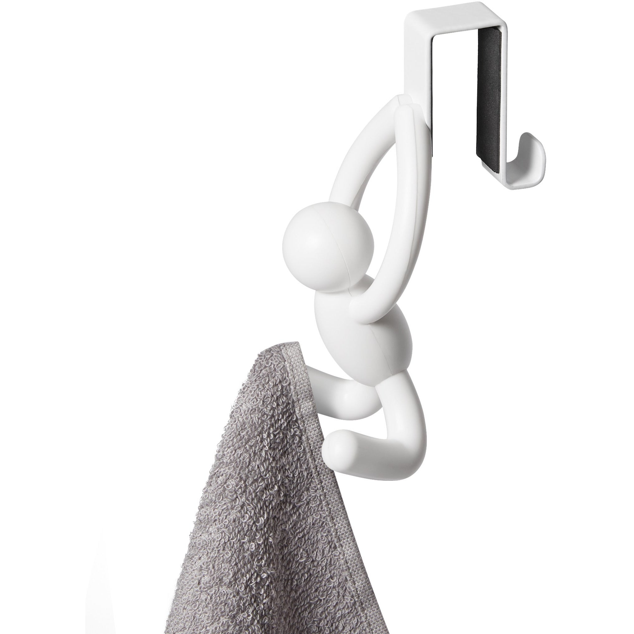 Buddy Over The Cabinet Hook Set of 2 White