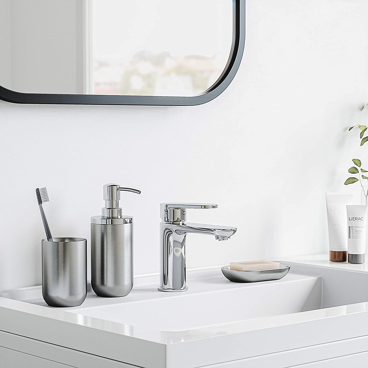 JUNIP SOAP PUMP METAL STAINLESS STEEL