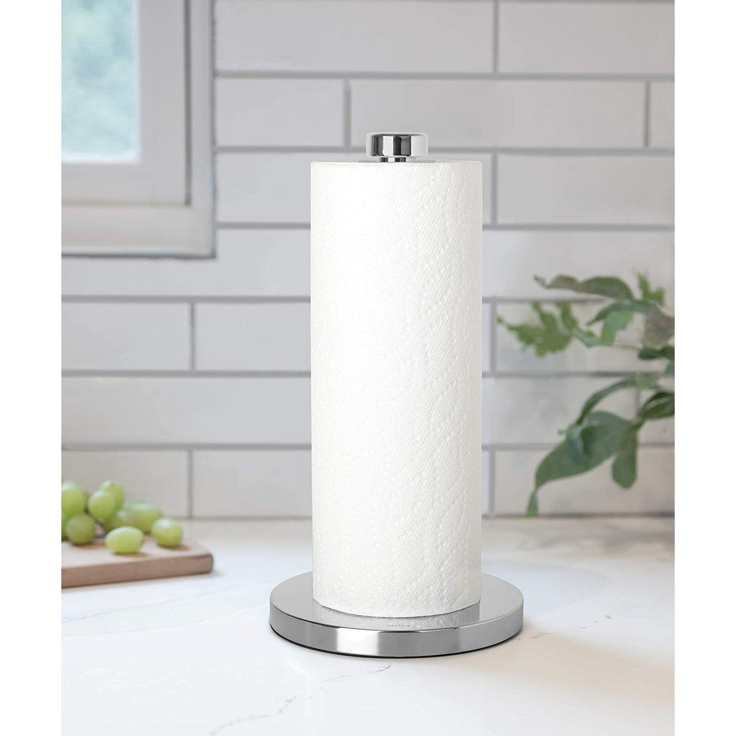 GRIPPER PAPER TOWEL HOLDER CHROME /CHARCOAL