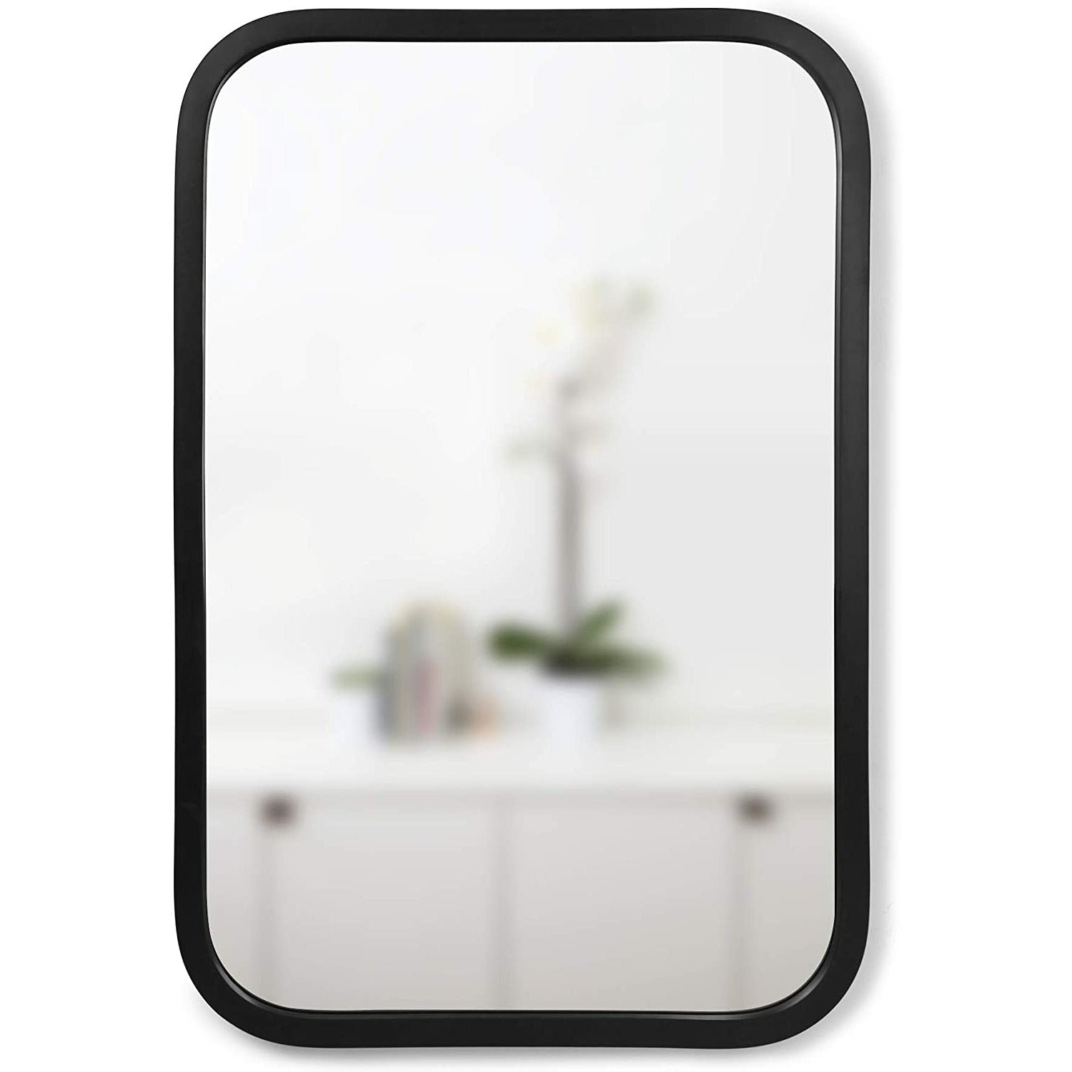 HUB MIRROR RECTANGLE 16 x 24" BLACK