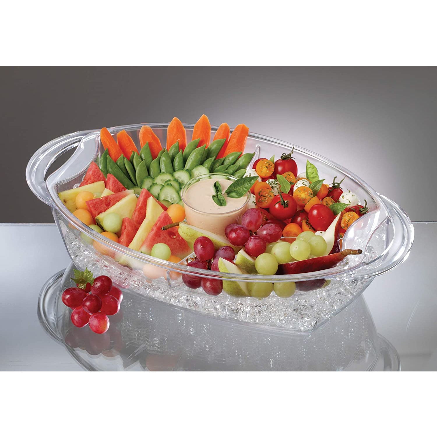 Buffet on ice 19.75" x 11.75" Clear