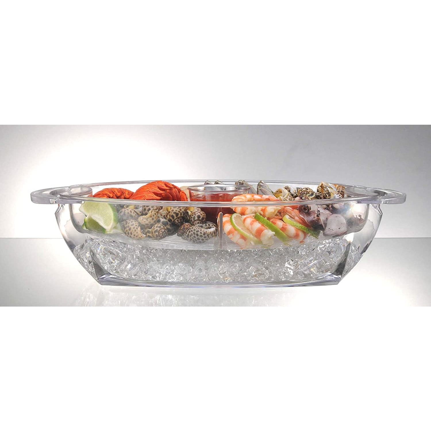 Buffet on ice 19.75" x 11.75" Clear
