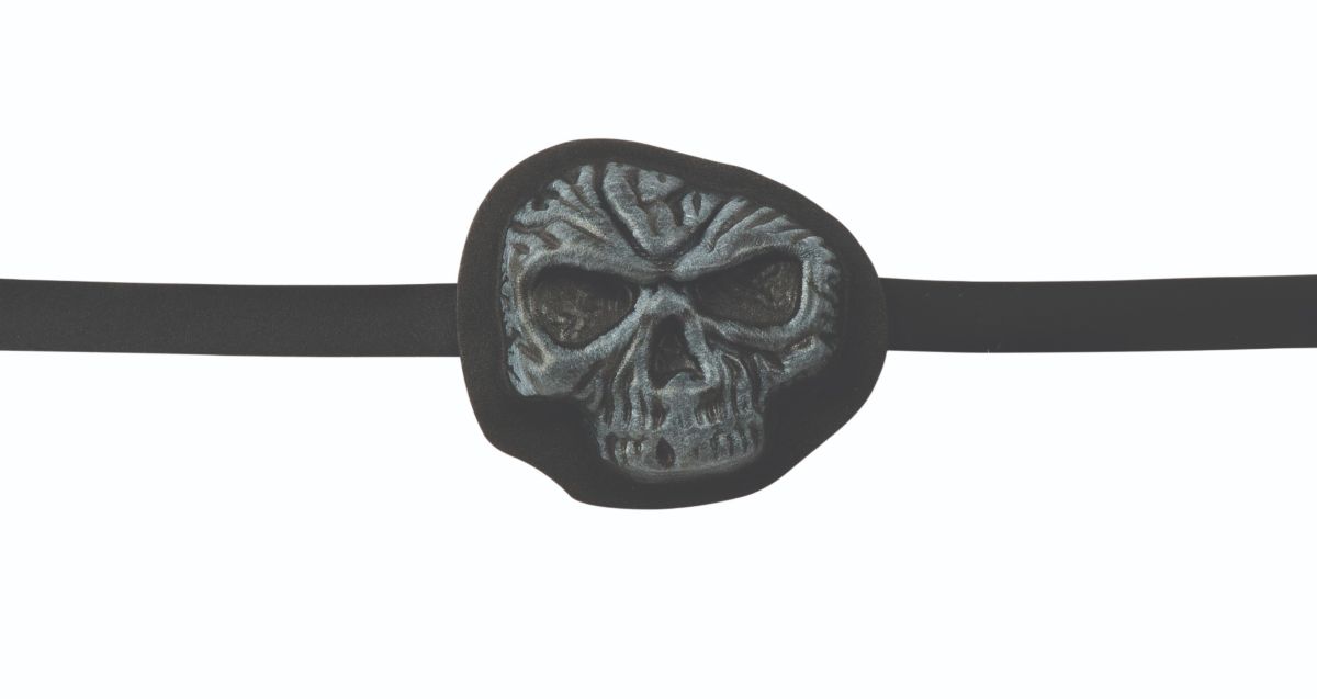 Molded Skull Eye Patch
