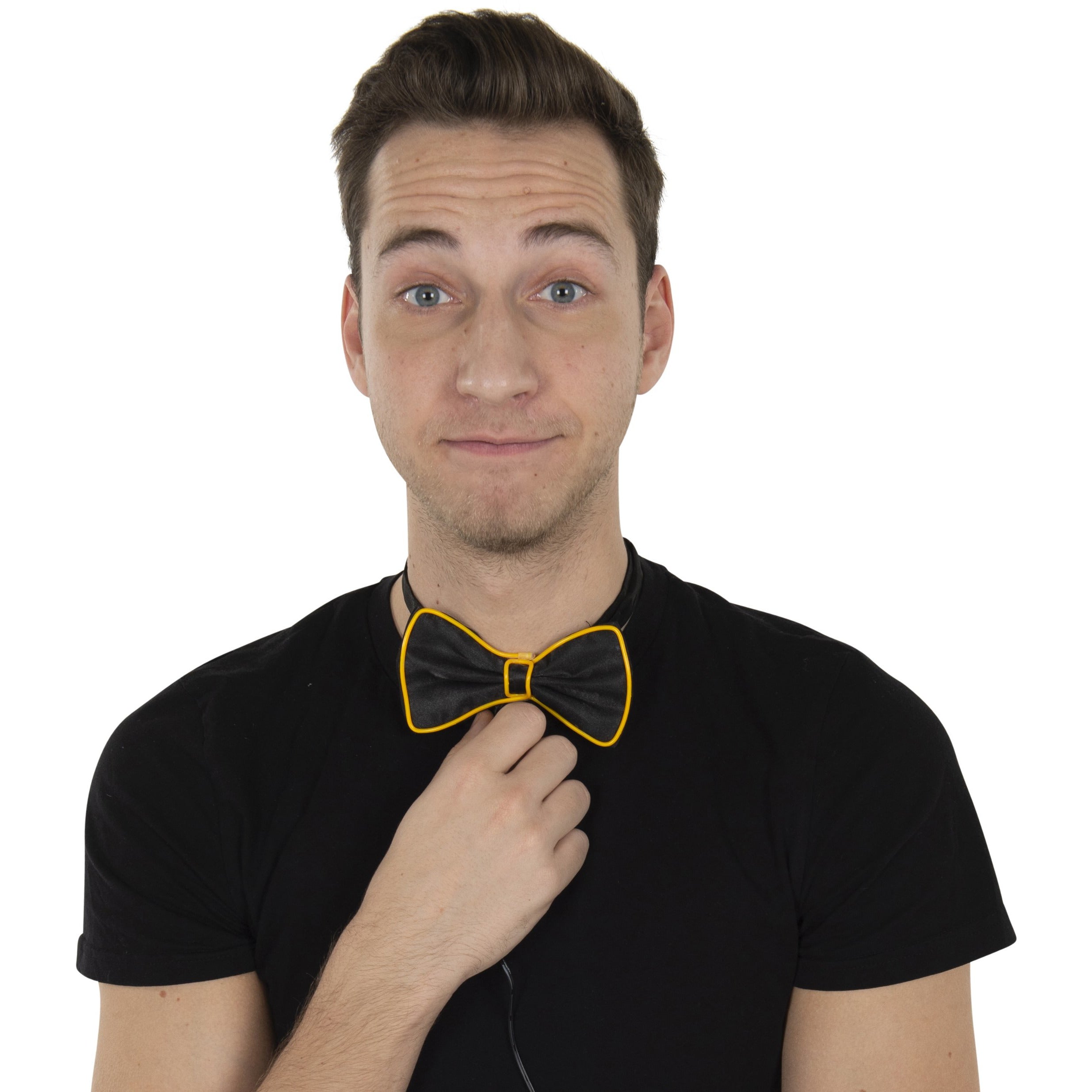 Light Up LED Bowtie - Yellow