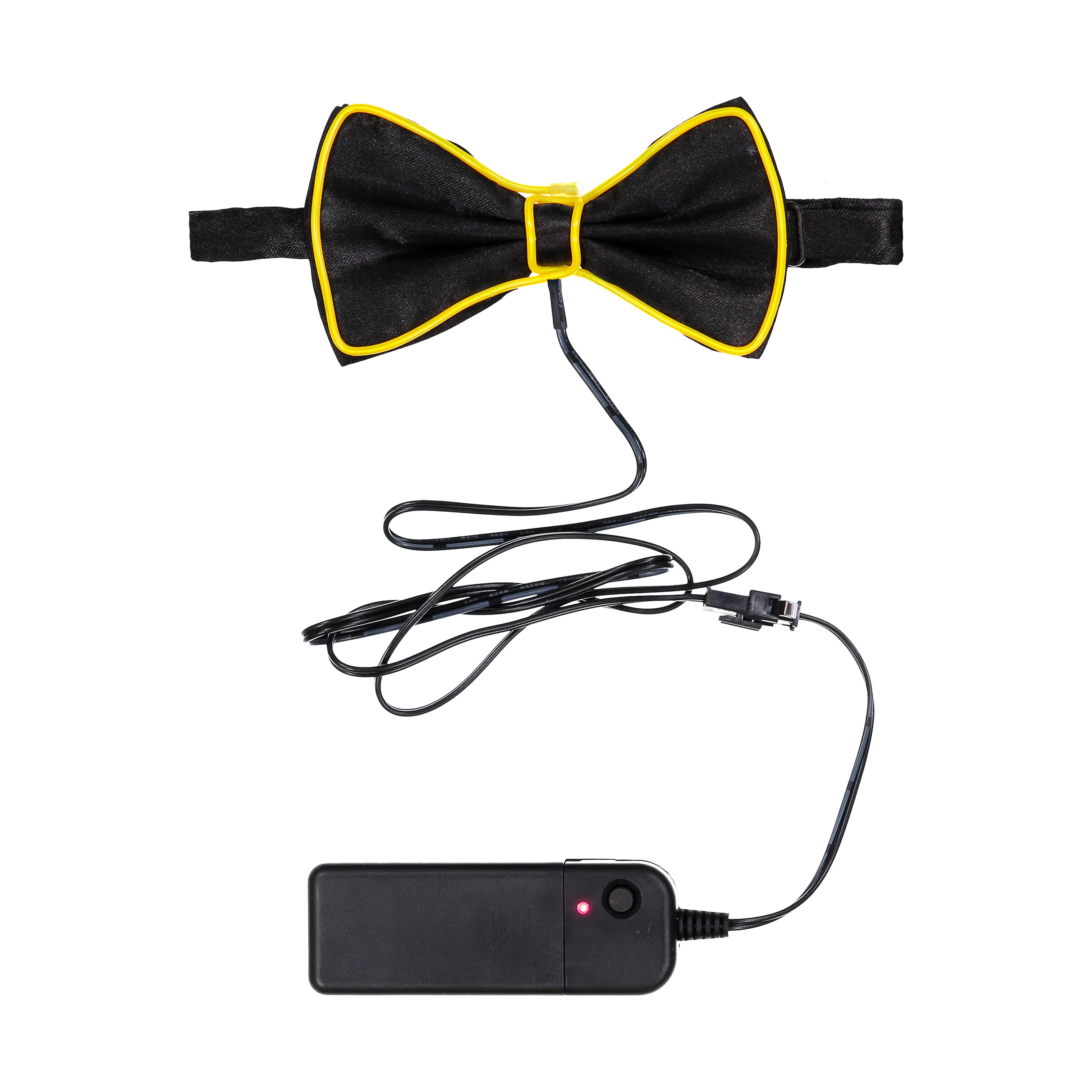 Light Up LED Bowtie - Yellow