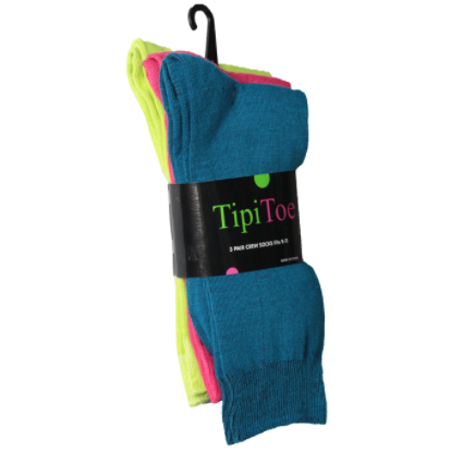 Pack de 3 calcetines deportivos Blue/Fucshia/Green