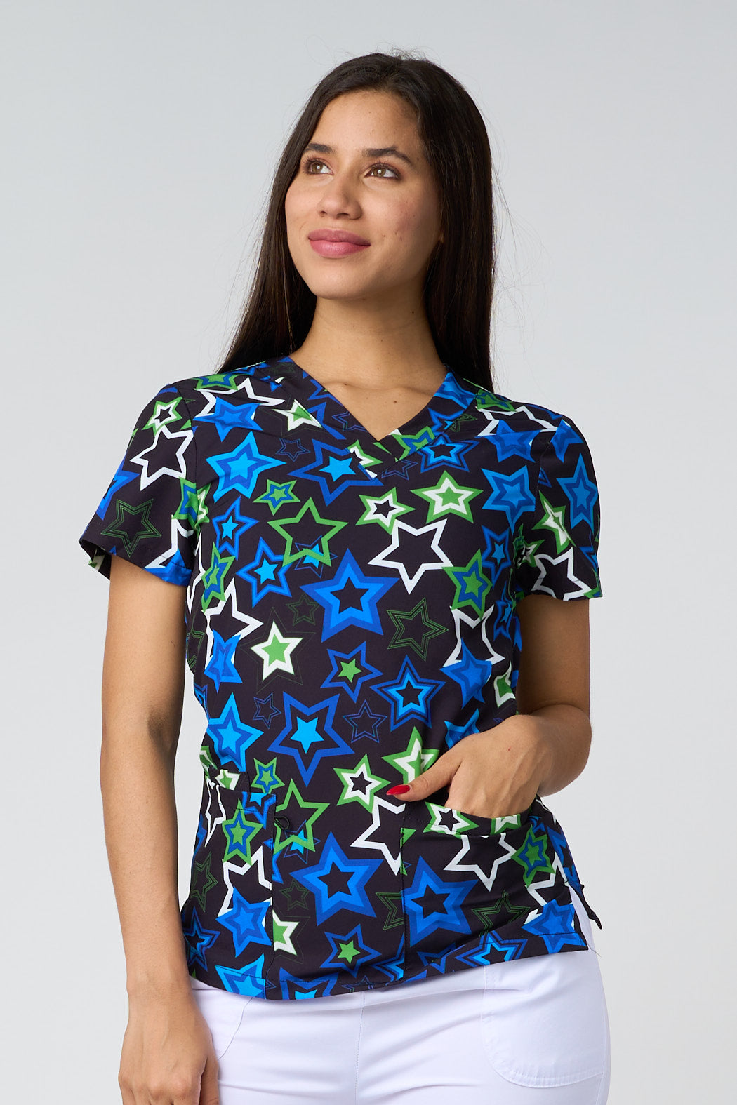 STARS BLACK PRINTED SHIRTS