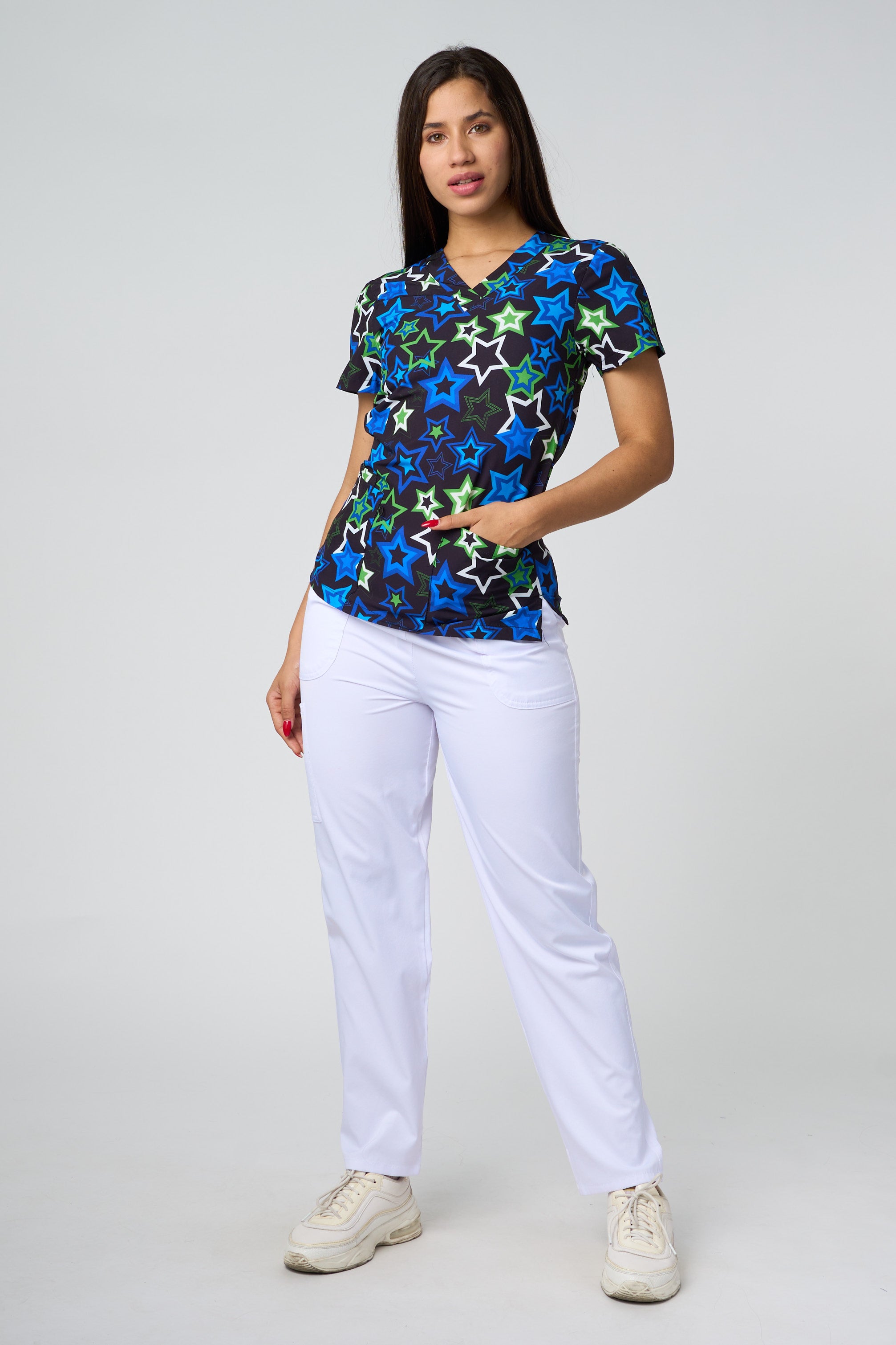 STARS BLACK PRINTED SHIRTS