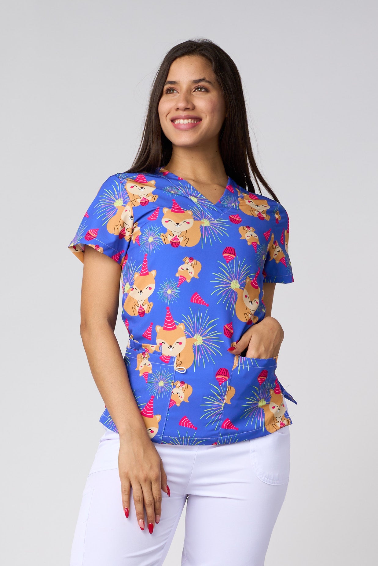 SQUIRREL FIREWORKS PRINTED SHIRTS