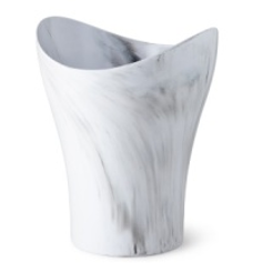 CURVINO WASTE CAN GREY/SWL