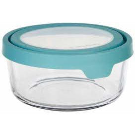 7CUP ROUND STORARGE W / MINERAL BLUE TRUESEAL LID