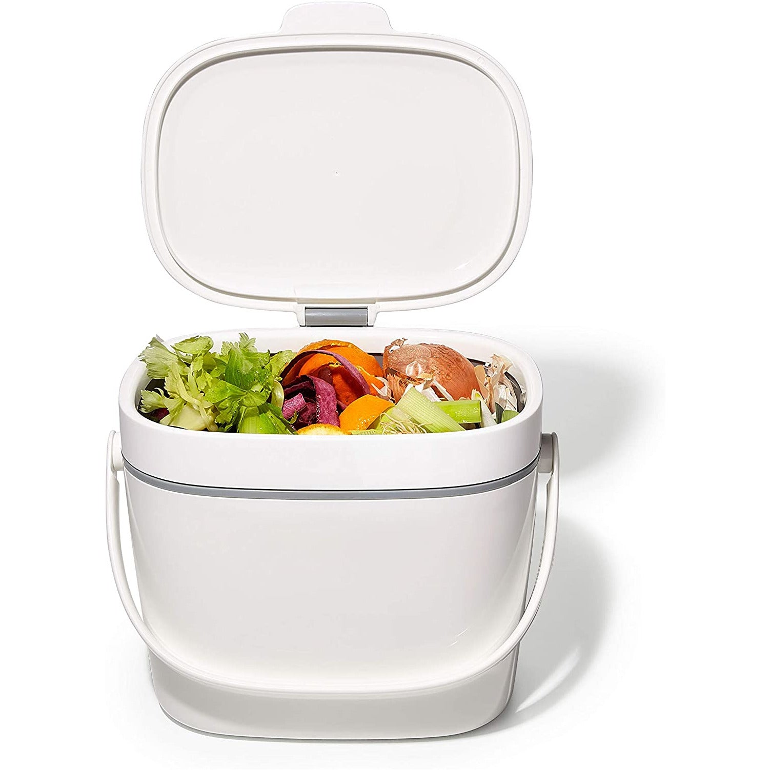 OXO GG EASY-CLEAN COMPOST BIN - WHITE