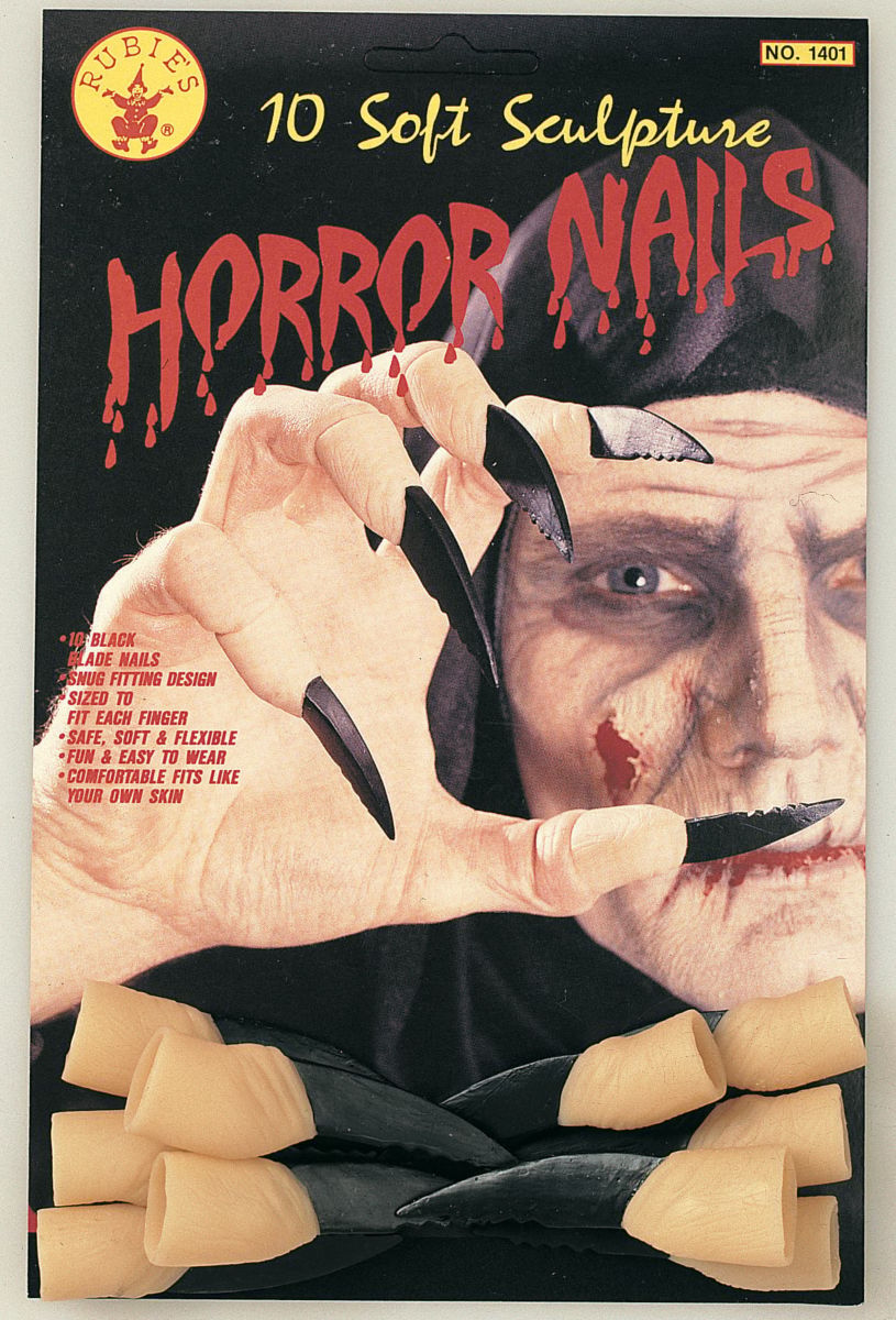 RUBBER HORROR BLANDENAILS / Black