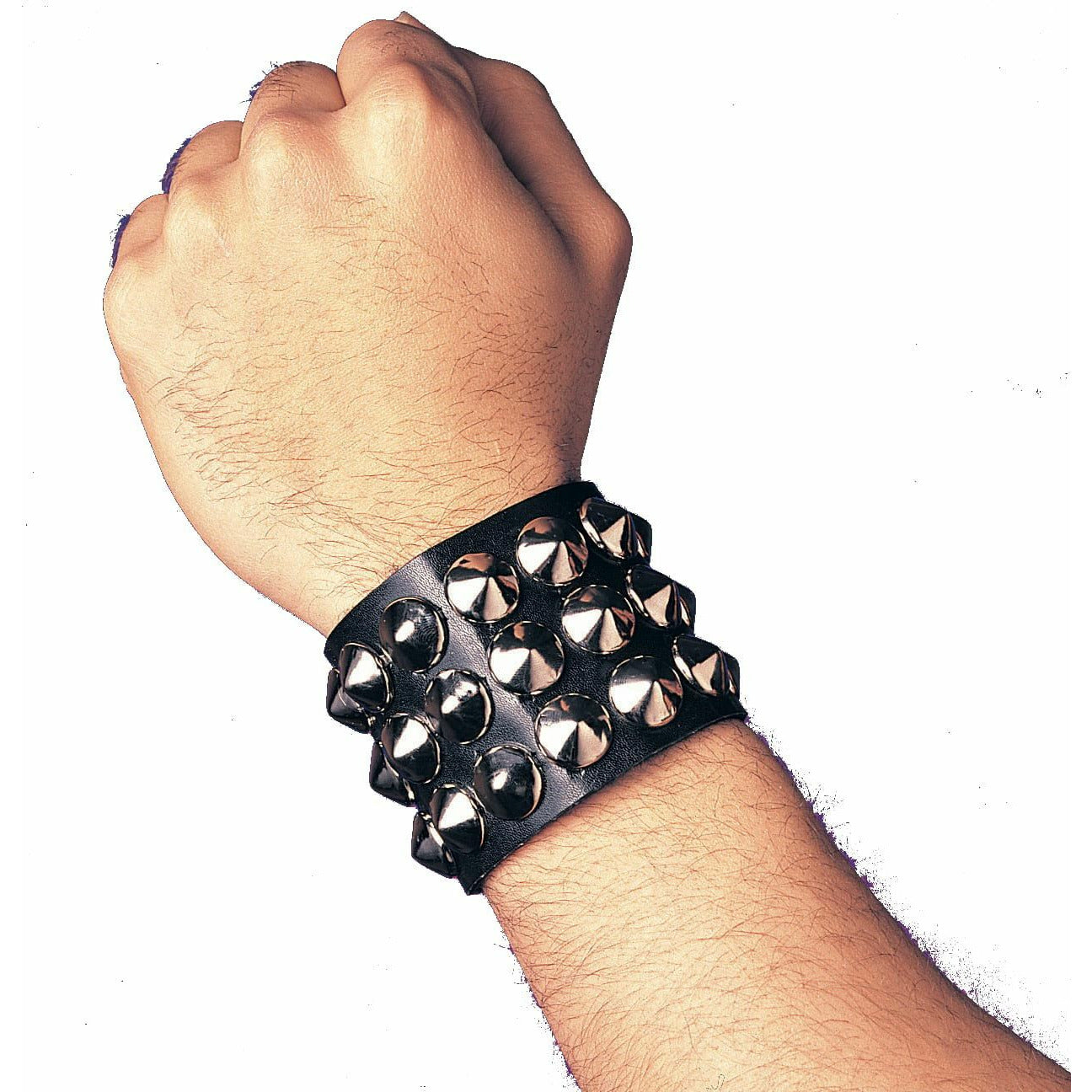Studded wristband triple
