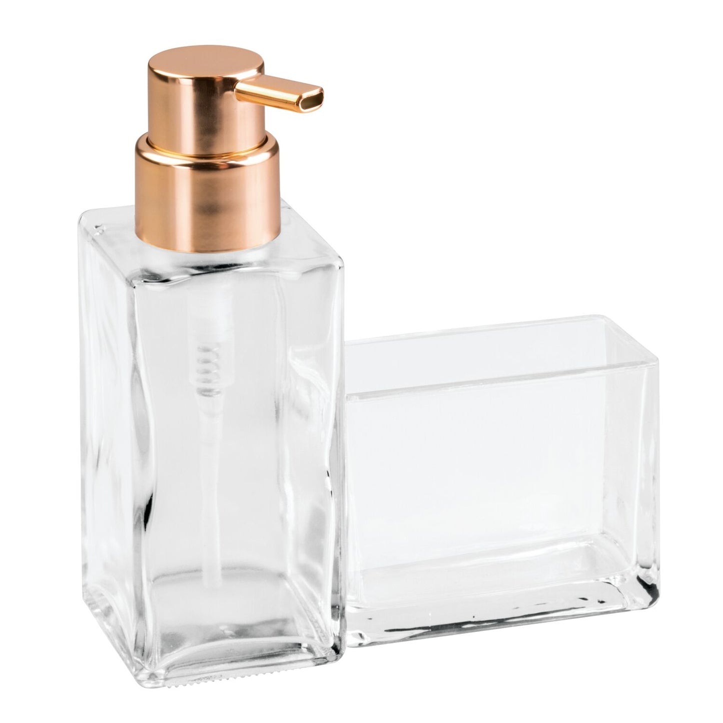 Soap pump caddy copper