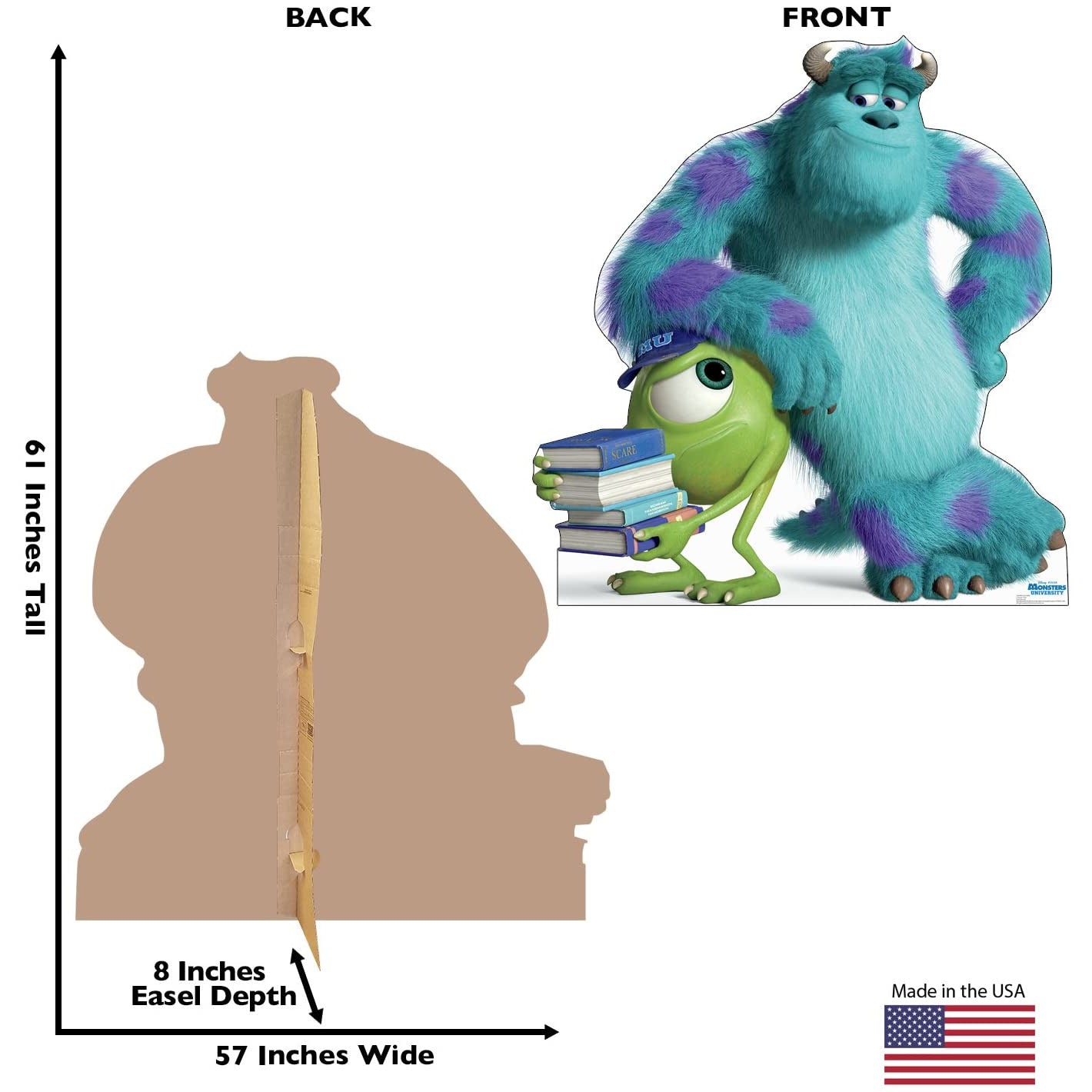 Mike & Sulley Soporte de cartón