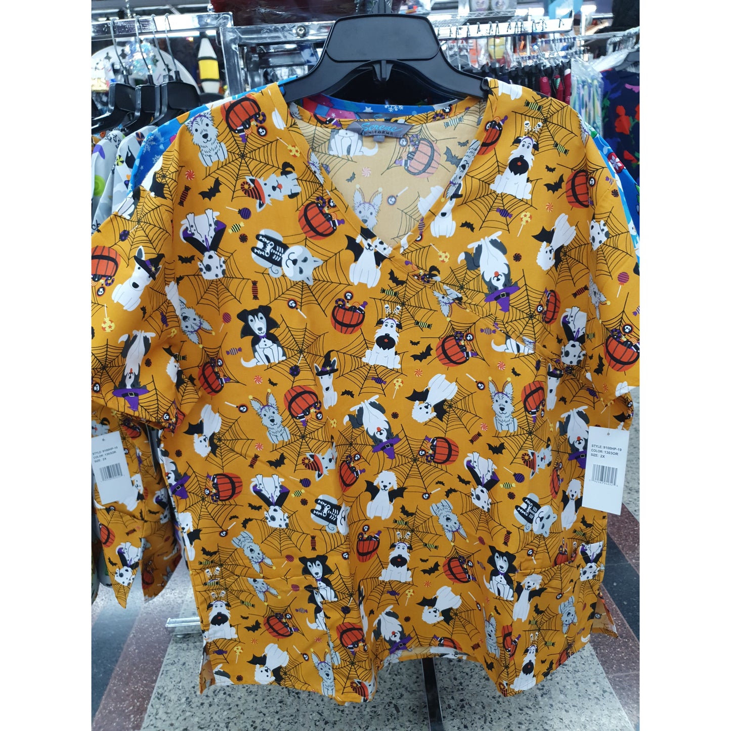 UNIFORME DE HALOWEEN NARANJA