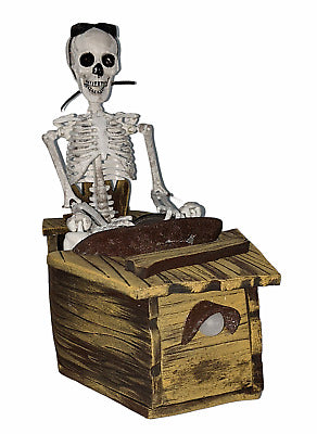 SKELETON IN COFFIN RACER