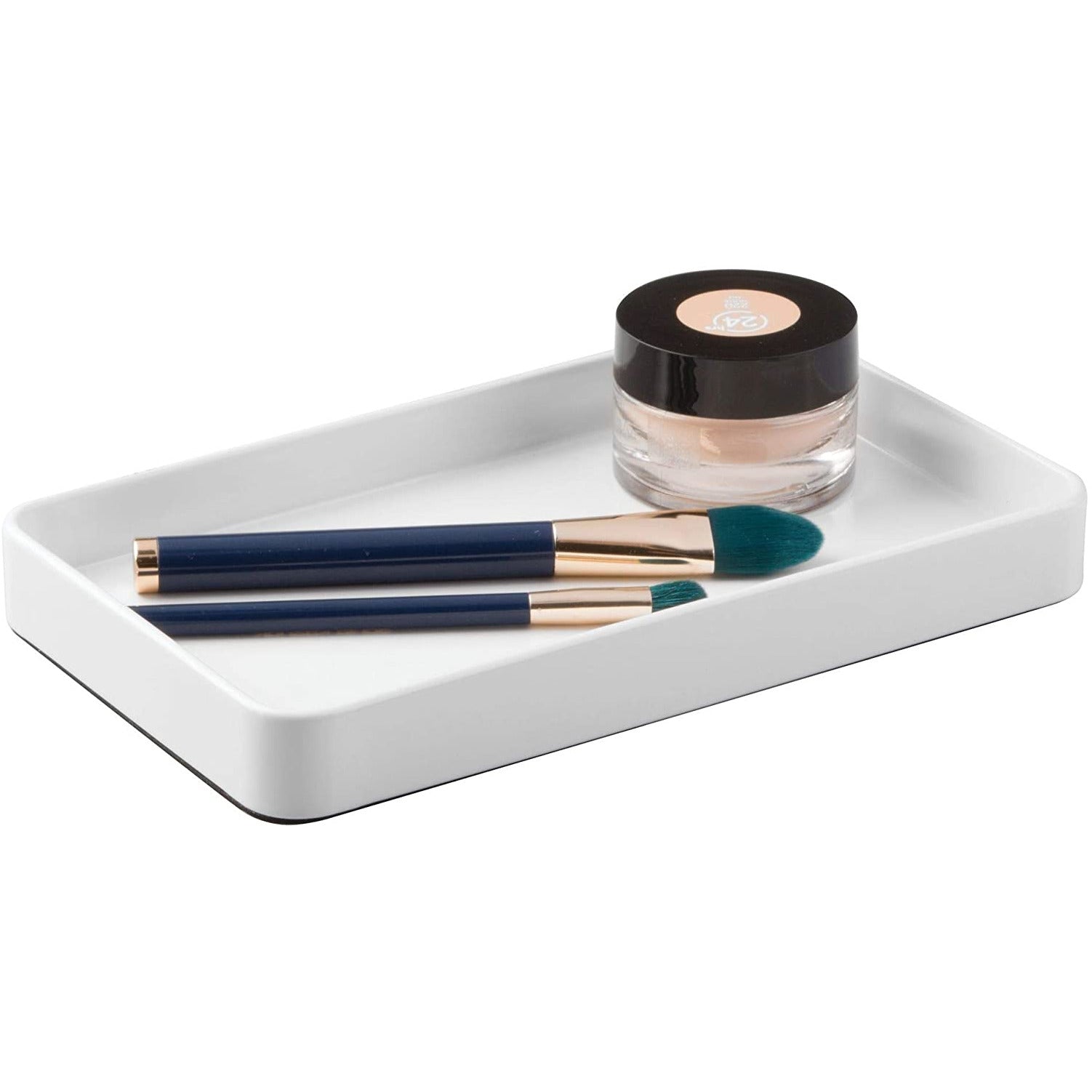 Gia Guest Towel Tray White